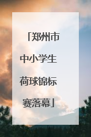 郑州市中小学生荷球锦标赛落幕
