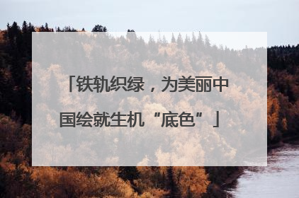 铁轨织绿，为美丽中国绘就生机“底色”