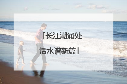 长江潮涌处 活水谱新篇