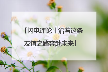 闪电评论丨沿着这条友谊之路奔赴未来