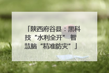 陕西府谷县：黑科技“水利全开” 智慧脑“精准防灾”