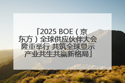 2025 BOE（京东方）全球供应伙伴大会隆重举行 共筑全球显示产业共生共赢新格局