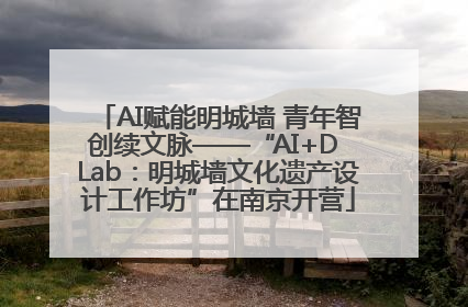 AI赋能明城墙 青年智创续文脉——“AI+D Lab：明城墙文化遗产设计工作坊”在南京开营